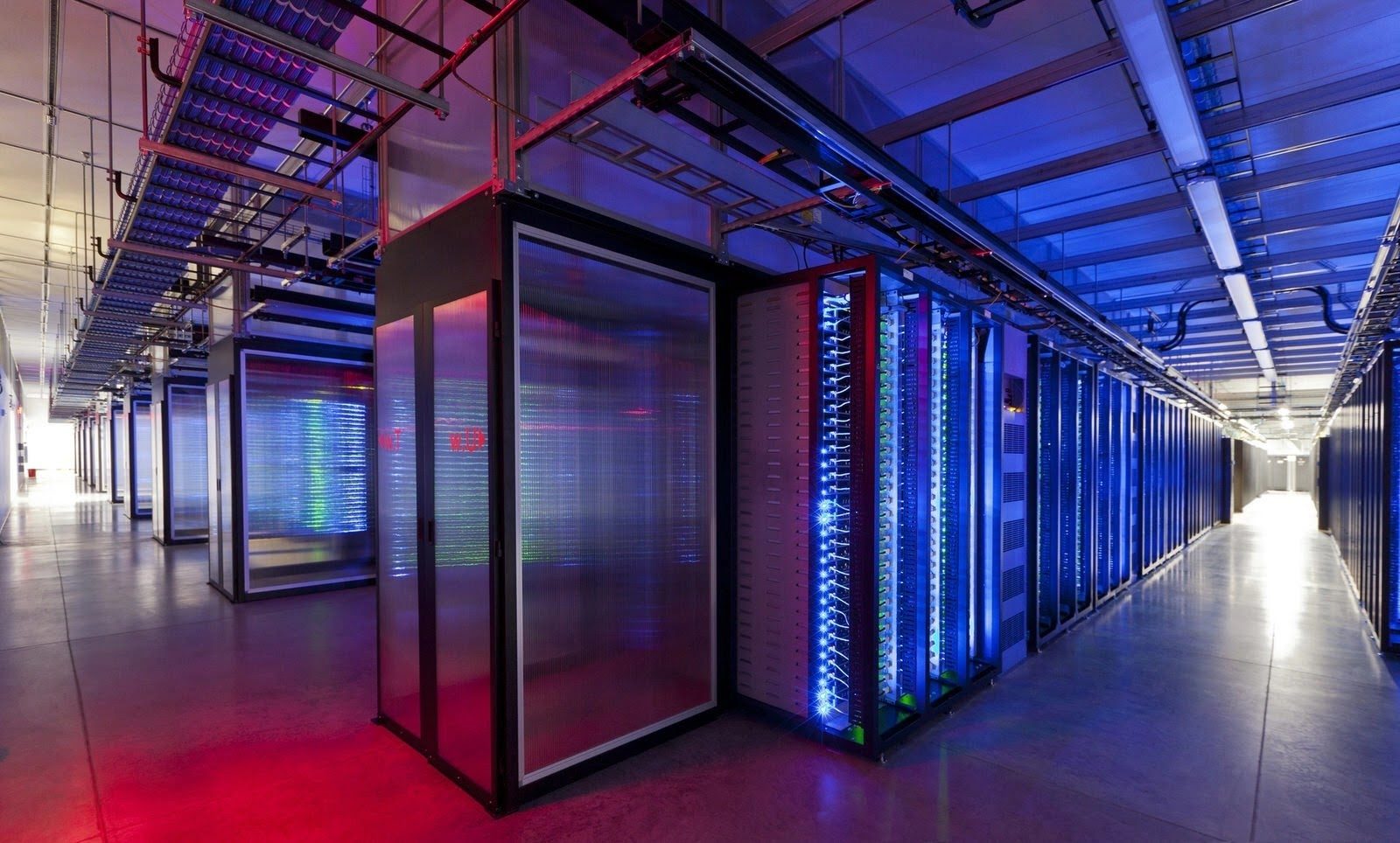 Data center server racks